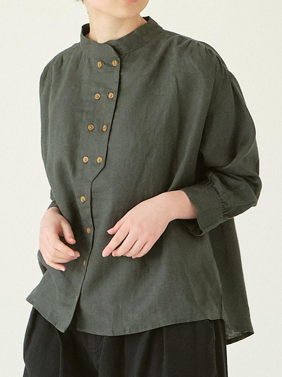 コックブラウス リネンオックス | シャツBLナガソデ | 【公式】D*g*y