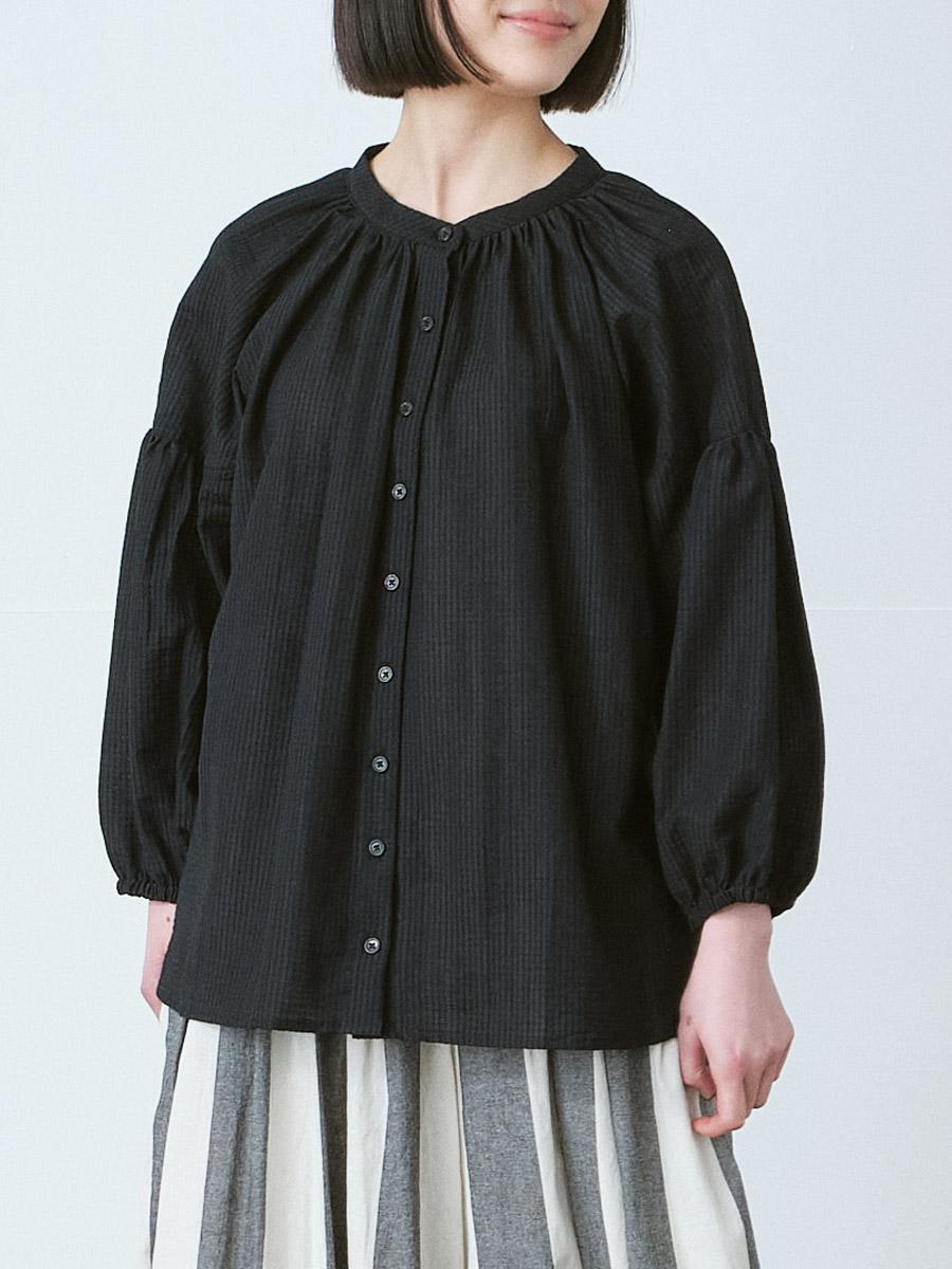 2WAYボリューム袖ブラウス C/Nボイルドビー | シャツBLシチブソデ