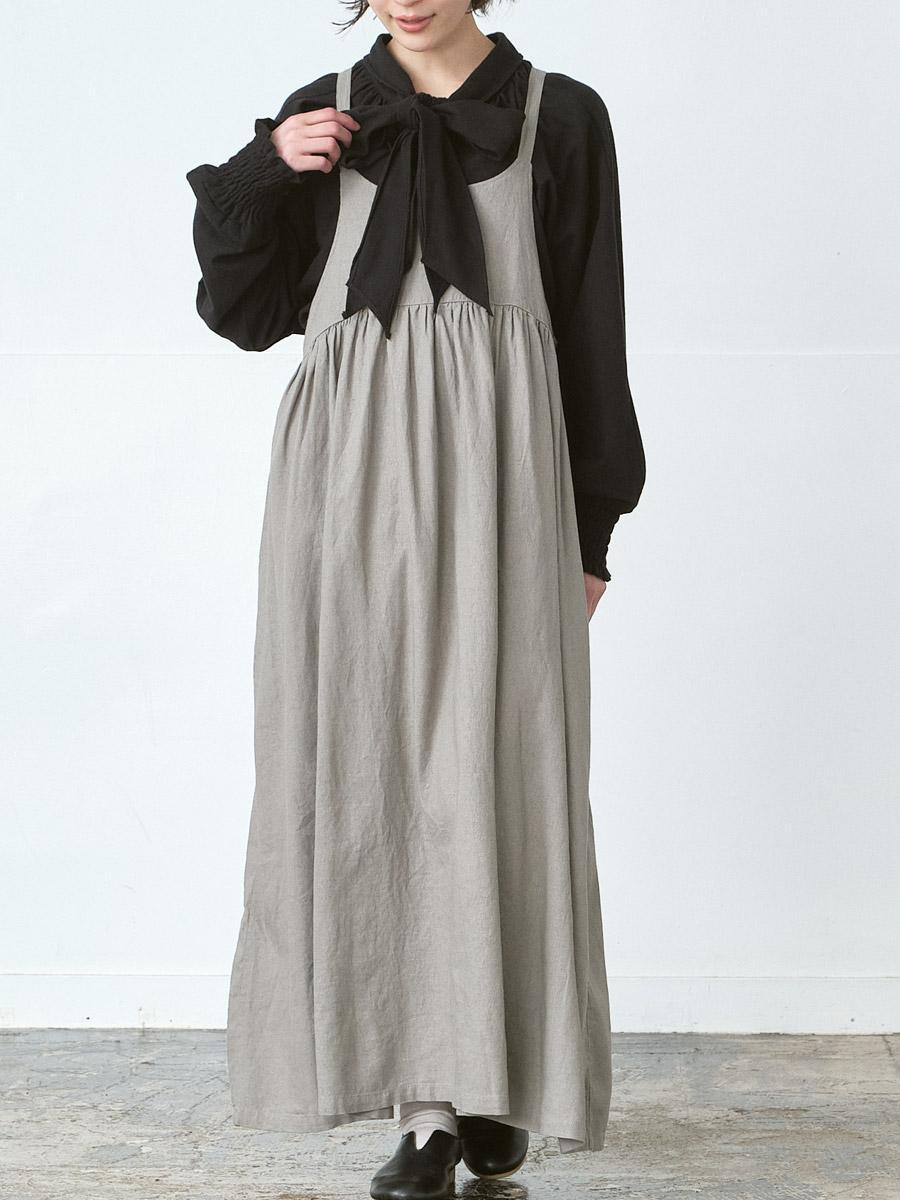キャミワンピース リネンレーヨンオックス | OPノースリーブ | 【公式