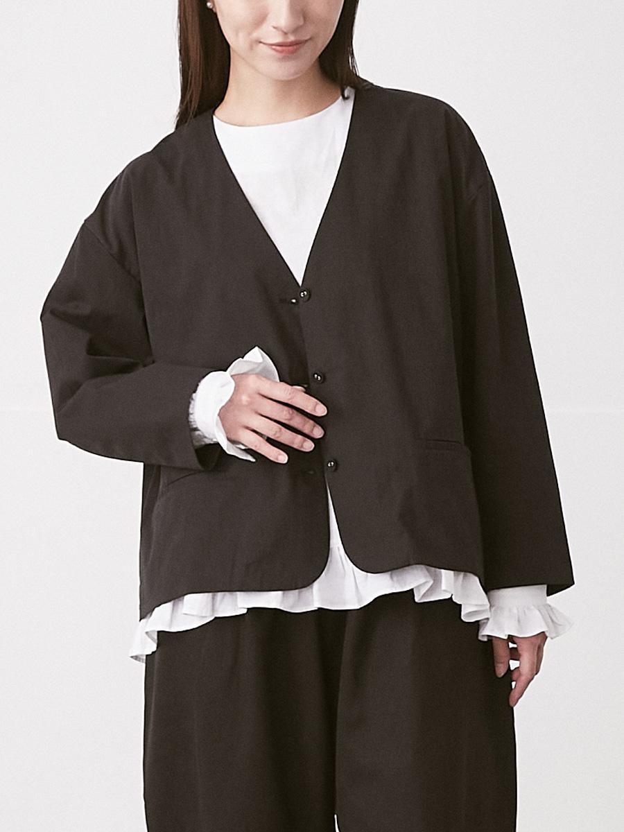 ノーカラージャケット CNツイル | JK | 【公式】D*g*y ONLINE STORE