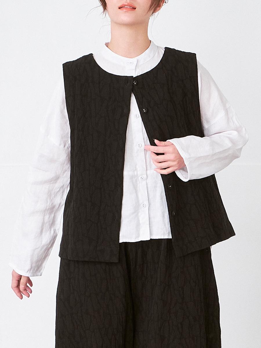 幾何学柄2WAYベスト ジャガード織接結 | ベスト | 【公式】D*g*y